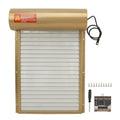 Automatic Chicken Coop Door Opener Battery Powered Timer LED Display with Programmable Controller for Chicken Duck Goose Poultry Coop (Gold) - color: Gold