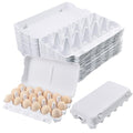 18 Pack 18 Count Paper Pulp Egg Cartons, Eco-Friendly Cardboard Egg Cartons Holds Up to 18 Eggs For Storing Extra Eggs, Crafting, Parts Storage, Easter & More