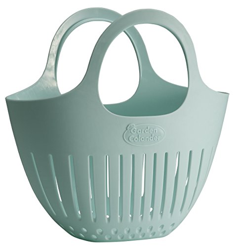 Hutzler Mini Colander garden basket, Small, Eggshell Blue - color: Eggshell Blue, size: Small