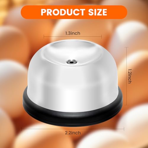 Egg Piercer for Boiling & Baking, Stainless Steel Egg Puncher with Spring-Loaded Needle & Non-Slip Base, Prevents Cracking for Perfect Hard/Soft Boiled Eggs, Eggshell Peeler Tool (Black) - color: Black