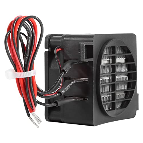 Yosoo Constant Temperature Electric Fan Heater PTC Fan Auto Heater Small Space Heater Incubator (12V 150W)