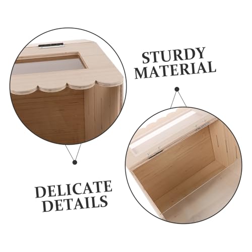 CALLARON Brooder Box and Chick Incubator Small Poultry Brooder Box 40x30x30cm Manual Egg for Duck Quail and Chicken Hatching with Heat Plate for Indoor Poultry Care