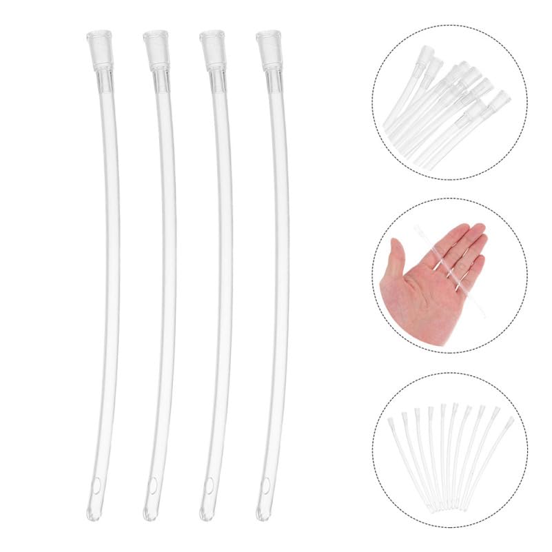 UPKOCH 100pcs Soft Feeding Tubes for Baby Birds Parrot Hand Feeder Supply Food Feeder Hose for Cockatiels and Small Parrots