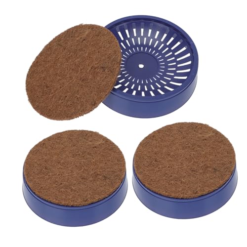 3sets Plastic Bird Nests with Palm Mat for Pigeons Durable Hatching Beds for Breeding Lightweight and Portable Egg Basin for Gardens and Homes