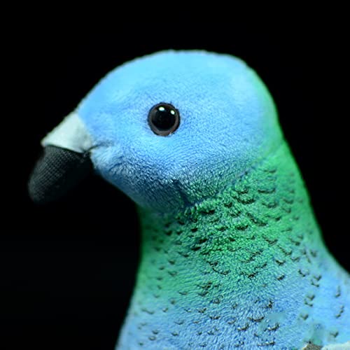 Simulation Blue Pigeon Plush Toy - 10 inch Pigeon Blue Stuffed Animal Toy, Cute Pigeon as Gift for Kids - style: Blue Pigeon