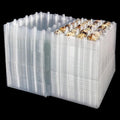 120 Pack Quail Egg Cartons - Clear Plastic Trays Hold 24 Eggs Securely, Ultimate Small Egg Holders for Bulk Storage and Display - size: 120 Pack Quail Egg Cartons 24 Grids