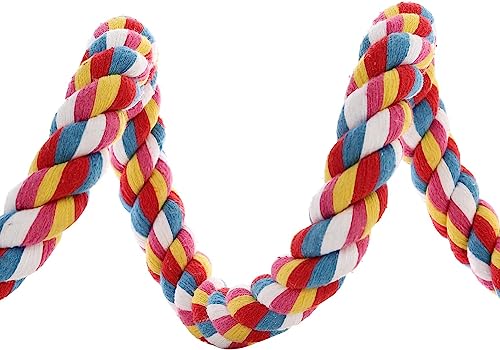 Bird Rope Perches,Parrot Toys 33 inches Rope Bungee Bird Toy (33 inches)[1 Pack] - size: 33 inches