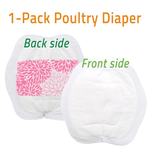 Adjustable Chicken Harness Diaper (5.4ft Leash) – Breathable & Washable Secure Training for Hens, Ducks & Chicks | Outdoor Walking & Discipline Solution Pink - color: Pink, size: Large