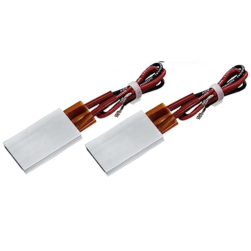 2PCS PTC Heating Element AC/DC 110V 220C Insulated Ceramic Heaters Plate | PTCYIDU Electric Constant Temperature Thermostatic Heaters Plate Aluminum Shell Fast Heating Tools for Small Room Space Use - color: 110V-220C