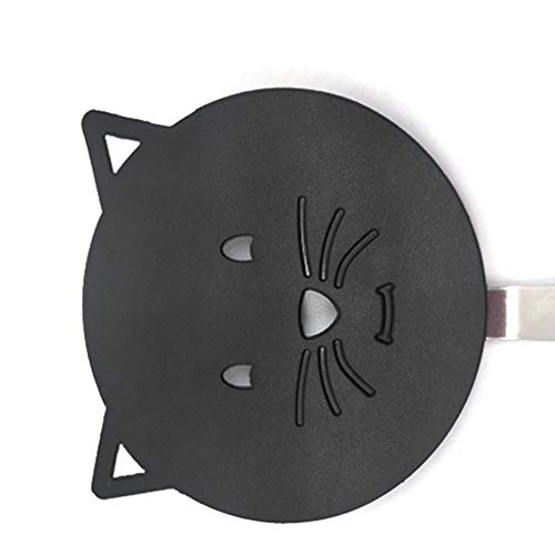 Spatulas for Nonstick Cookware,Nylon Turner Non Scratch Spatulas,Kitchen Utensils Cute Cat Shape Heat Resistant Wok Spatula for Cooking,Fish, Eggs, Pancakes, Fried Rice
