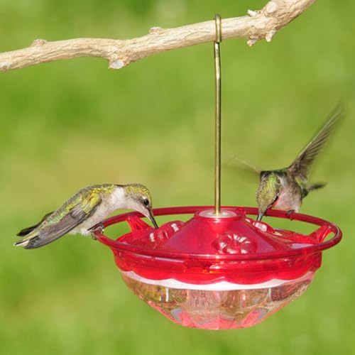Aspects Mini HummBlossom Hummingbird Feeder, 4 oz, Rose (2-Pack)