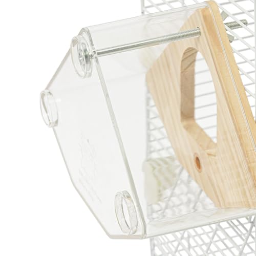 Bird Cage, 2-Tier Large Parakeet Cage with Stand for Small Birds