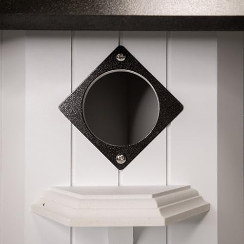 BestNest Purple Martin Castle House, Black Roof, Ideal for Outdoors