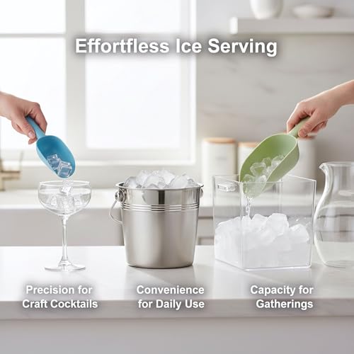 Plastic Flour Scoops, Pet Food Scoops Plastic Pack of 5, Multifunctional Dog Food Scoops with Measuring Cups, Pet Food Measuring Scoop Set - color: Pack of 5