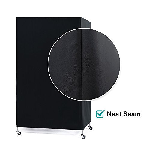 PONY DANCE Pets Product Universal Birdcage Cover Blackout & Breathable Birdcage Cover for Pets' Good Night, Large, Black, 31 L x 21 W x 41 in H - color: Black, size: 31.0"L x 21.0"W x 41.0"H