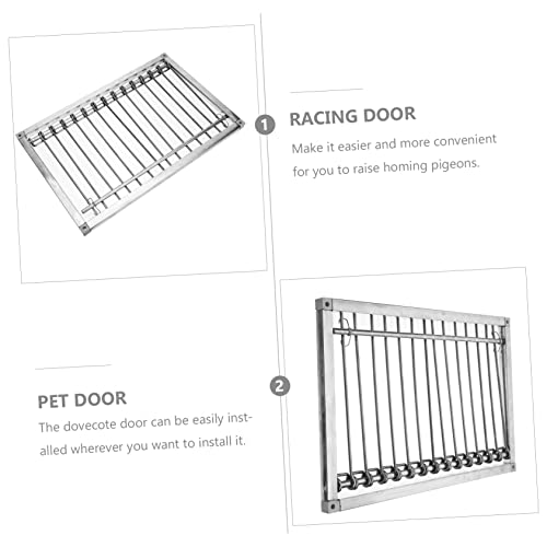 Steel Pigeon Cage Door Bird Racing Entry Door Pigeon Supplies Secure Lock