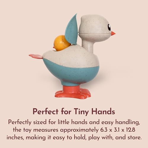 Tolo Pop Up Chickens | Interactive Toy for Babies 6M+ Push-Down Action | pop up head, squeaky feet, baby toys, hand-eye coordination, fine motor skills, cause and effect toys, gift for kids, infants - color: Pop Up Chickens
