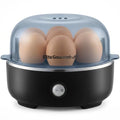 Elite Gourmet EGC115B Easy Egg Cooker, 7-Egg, BPA-Free, Classic Black | Cooks soft, medium, or hard-boiled eggs with auto shut-off - electric operation - includes measuring cup - color: Classic Black, size: 7 Egg