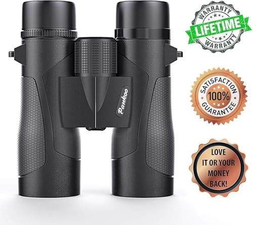 Monocular 12x42 Roof Prism Binoculars for Adults -Monoculars for Adults High Power with BAK4 Prism & FMC Lens, Suitable for Bird Watching Hunting Hiking Camping - color: black
