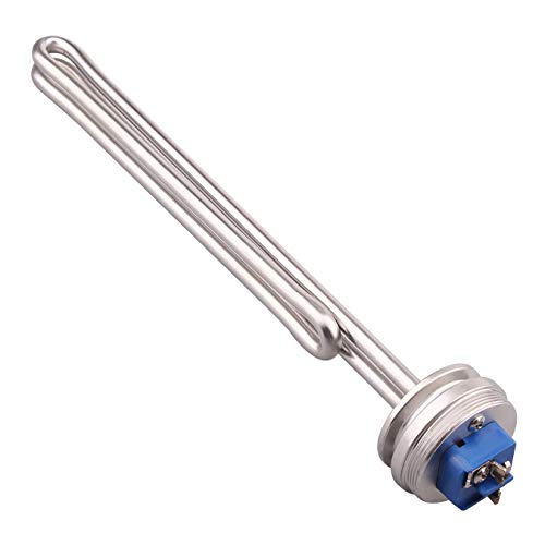 DERNORD 1.5" Inch (OD50.5mm) Tri-clamp Foldback Heating Element Stainless Steel Immersion Water Heater (240V 3500W) - size: 240V 3500W