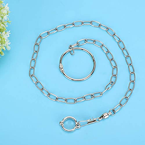 Bird Foot Chain, Pet Bird Leash Parrot Foot Chain Stainless Steel Anti bite Flying Training Anklet Ring Parrot Ankle Foot Ring Accessories