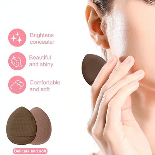 40 PCS Professional Makeup Brush Tools Set, Cosmetic Brush Sponge, Puff, Headband, Brush Cleaning Bow Set, Facial Makeup, Cleaning Accessories, Makeup Products, Valentine Day Item (Coffee-40PCS) - color: Coffee-40PCS