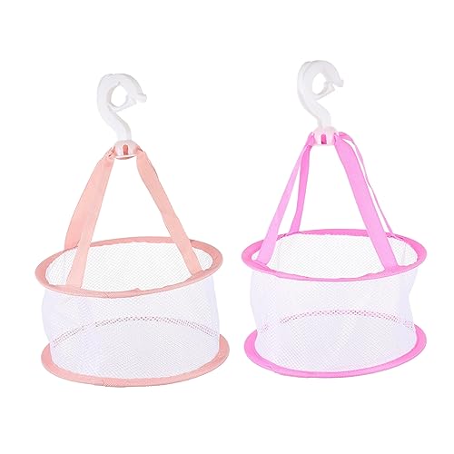 LIFKOME 2pcs Beauty Egg Drying Website Face Sponge Holder Makeup Brush Hanging Dehydrator Mesh for Women