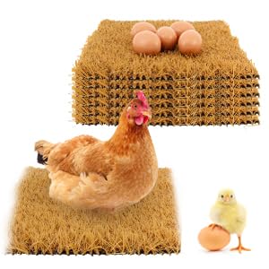 6 Pack Nesting Box Pads - Nesting Pads for Chicken Accessories, 12"x 12" Washable Reusable Chicken Nest Liners for Laying Eggs, Chicken Supplies (Yellow) - color: Yellow
