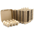 Egg Cartons Cheap Bulk 30 Pack, Biodegradable Paper Pulp Egg Holder Fridge | Egg Cartons Cheap Bulk 30 Pack, Cardboard 12-Count Egg Holder for Fridge, Biodegradable, Home Gifting & Farmers Market