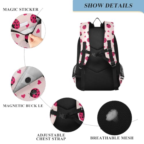 Kids Backpack Elementary Middle School Bags for Boys Girls | Travel, Daypack, Lightweight, Waterproof, with Reflective Strip - color: Multi 12