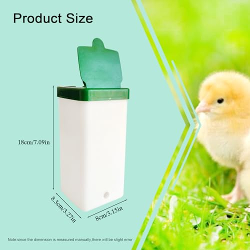 2pcs Automatic Waterer System Chick Drinker Cups 1L Hanging Automatic Fill Poultry Watering Cup Used for Cages (2)