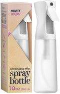 10 OZ Continuous Spray Bottles - Ultra Fine Mist Sprayer | Water Spray Bottle For Hair Stuff, Mister Spray Bottle For Plants Mister | Hair Spray Bottles For Hairstyling, Cleaning, Salons - color: White