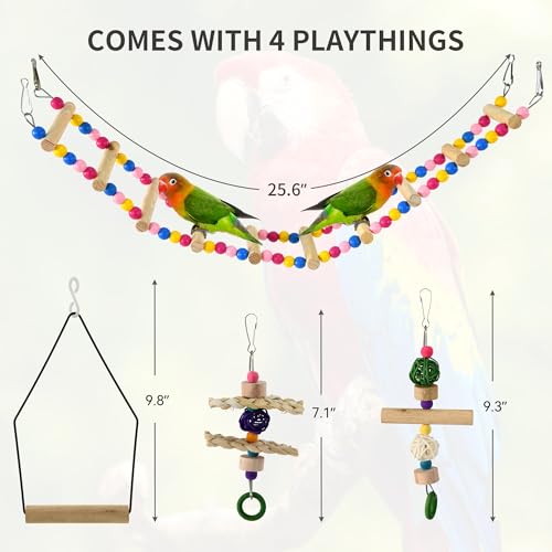 YITAHOME 62 inch Metal Bird Cage, Large Parakeet Cages | Bird Cage for Parrot, Cockatiel, Lovebird, Pigeon with Roof Top, Rolling Stand and Hanging Accessories, White - color: White