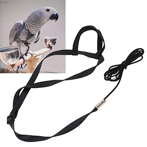 Harness African Grey Bird Harness Ultra Light Leash Flying Rope for Outdoor Activities and Parties for XS Size Comfortable Design for Safe and Fun Experience (XS) - size: XS