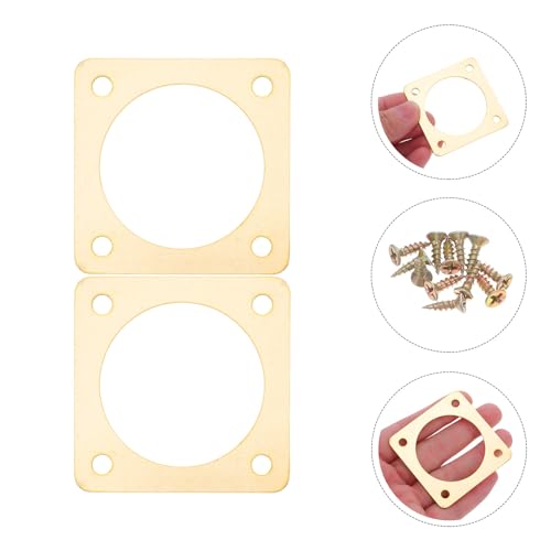 SHINEOFI 4pcs Metal Birdhouse Entrance Protector for Sparrow Houses 1.5 Inch Inner Diameter with Predator Defense for Outdoor Birdhouse Hole Guard