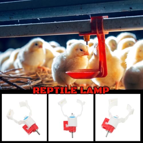 VICASKY 20 Pcs Chicken Waterer Nipples Ball Nipple Chicken Feeders for Coop Watering System Easy Install Water Supply Parts for Chickens Ducks Quail Poultry Feeding