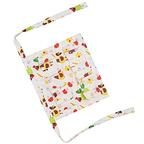 Omabeta Eggs Collecting Apron Durable Cotton Twill Thick Multiple Pockets for Egg Gathering and Farm Tasks