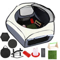 Chicks Brooder Box for Chick Starter Kit -Dual Door Chicken Brooder Playpen/Pen/Tent with 10 * 10 inch Brooder Heating Plate,Nesting Pads,Chick Feeder＆Waterer,Chick Perch Up to 15 Chicks,Quail,Duck