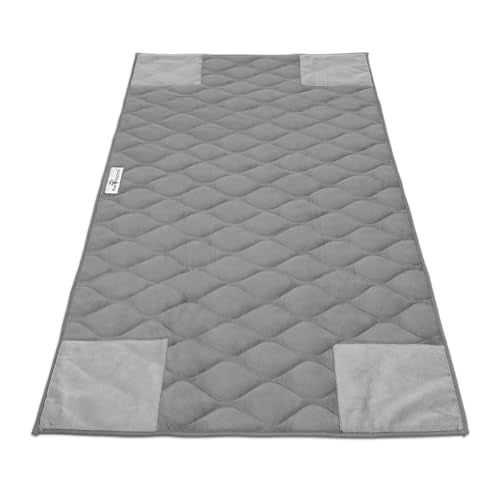 Paw Inspired PopCorner Guinea Pig Cage Liners | Washable Fleece Bedding or Pet Bed Mat for Small Animals | Super Absorbent Pee Pad with Reinforced Corners and Waterproof Bottom (C&C 2x4, Gray) - color: Gray, size: C&C 2X4