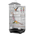 ZENY 39-inch Roof Top Large Flight Parrot Bird Cage for Small Quaker Cockatiel Canary Sun Parakeet Green Cheek Finch Budgie Lovebirds Wrought Iron Pet Bird Cage w/Toys