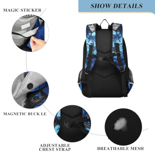 Kids Backpack Elementary Middle School Bags for Boys Girls | Travel, Daypack, Lightweight, Waterproof, with Reflective Strip - color: Multi 23