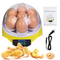 Gen 1-7 Egg Incubator for Kids & Beginners with 360° View, Manual Temperature Control for Chicken, Quail, and Parrot Eggs