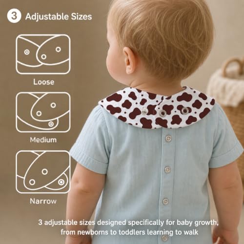 Baby Organic Cotton Teething Cloth Newborn Baby Burp Cloth Bandana Drool Cloth for Drooling Cotton Baby Gifts - color: Cowboy
