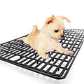 Plastic Mesh Tray for Dogs & Cats (2 Pack) – Anti-Leak Crate Floor Grid, Cage Liner for Travel Carriers, Breathable Hygienic Base, Cut-to-Size PP Plastic (Small Size 15.7x9.4 in) (2)