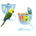 2 Pack Bird Feeder Parrot Vegetable and Fruit Feeding Rack Multipurpose Bird Feeding Cup Hanging Bird Cage Bowl Bird Daily Necessities for Parrot Birds Budgie Cockatiel