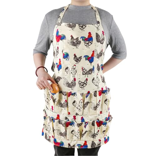 1 pack Egg Apron, Egg Collecting Apron for Chicken Duck Goose Eggs, with 13 Pockets Chicken Egg Apron for Women&Men