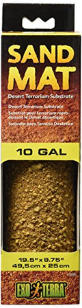 Exo Terra Sand Mat, 10-Gallon - size: 19.5 x 9.75 Inches