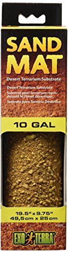 Exo Terra Sand Mat, 10-Gallon - size: 19.5 x 9.75 Inches