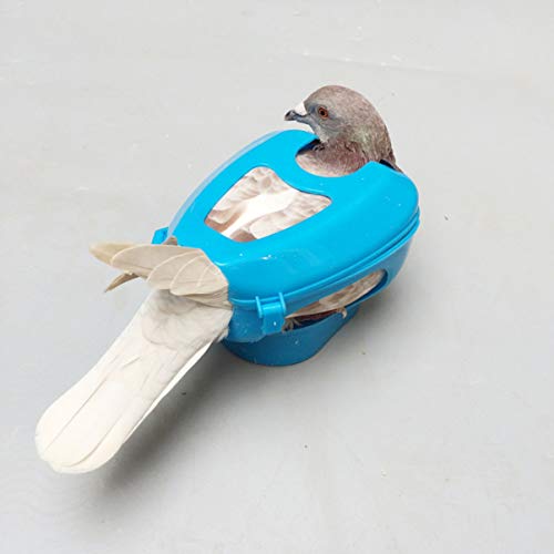 balacoo Pigeon Fixed Mount Bird Feeder Accessory Birds Mounting Bracket Fixed Rack for Feeding Water Medication Washable Reusable Carrier Supportor 5.90 X 4.92 X 3.14 in