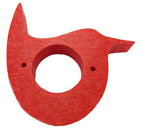 Recycled Poly Wren Portal Cover/Birdhouse Predator Guard (Red) - color: Red